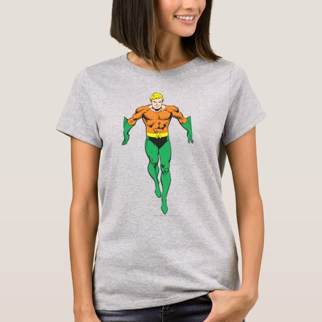 T-shirts Aquaman Runs (Frente)