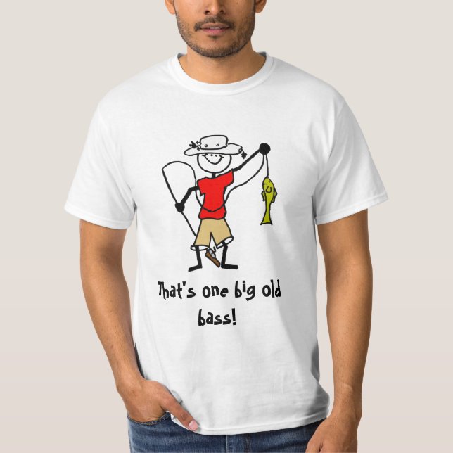 T-shirts Aquele é um baixo velho grande! (Frente)