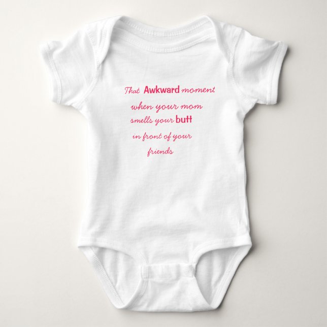 T-shirts Aquele Momento Incrível Onsie Baby Girl (Frente)