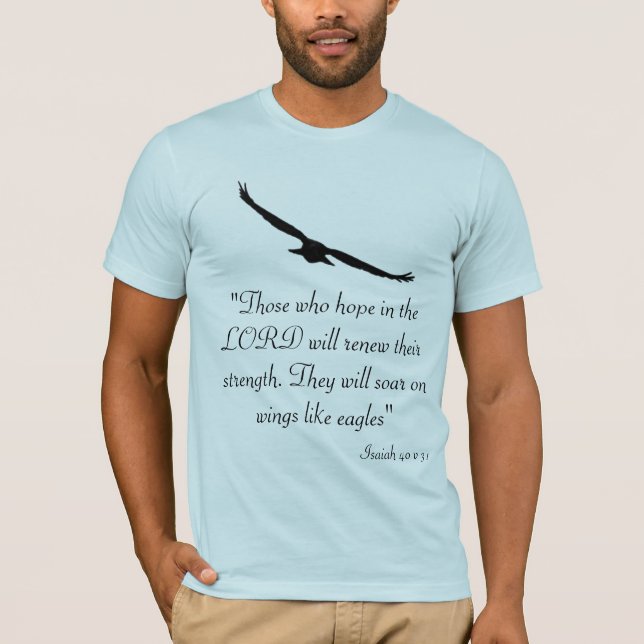 T-shirts Aqueles que esperam no LORD... | (Frente)