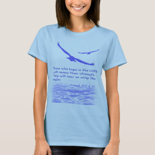 T-shirts Aqueles que esperam no SENHOR…  