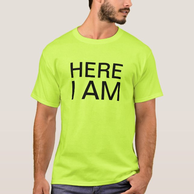 T-shirts aqui eu estou (Frente)