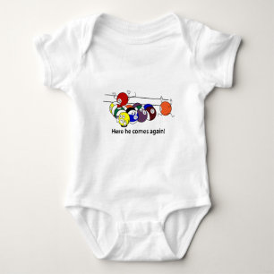 T-shirts Aqui vem desgaste infantil