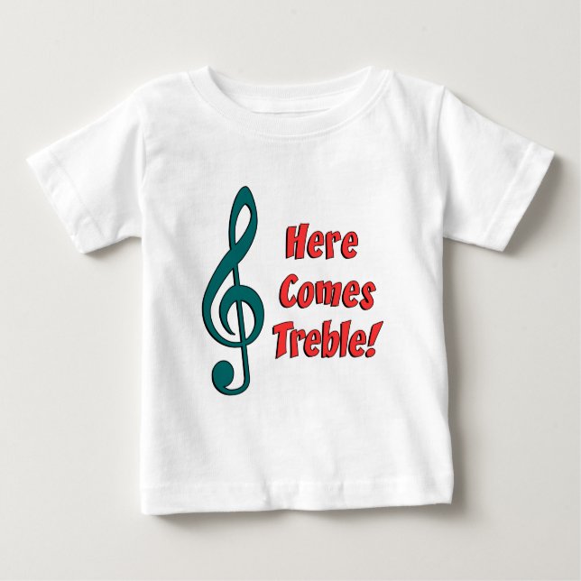 T-shirts Aqui Vem Treble (Frente)