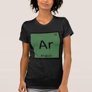 T-shirts Ar - Química Vegetal de Arugula Mesa Periódica