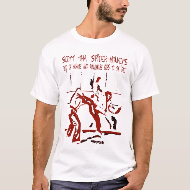 T-shirts Aranha-Macaco de Scott Tha (Frente)