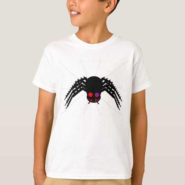 T-shirts Aranha preta (Frente)
