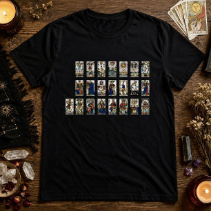 T-shirts Arcana principais de Tarot