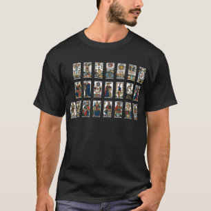 T-shirts Arcana principais de Tarot