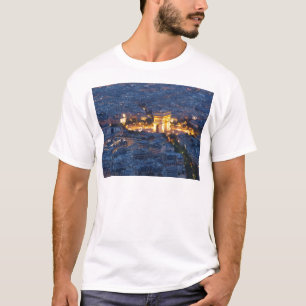 T-shirts Arco do Triunfo Paris França Cidade Cosmopolita
