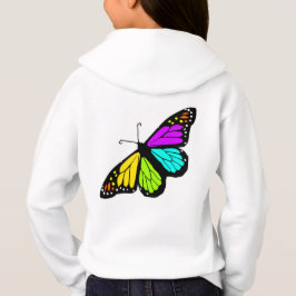 T-shirts arco-íris-borboleta-flores-amiga-família