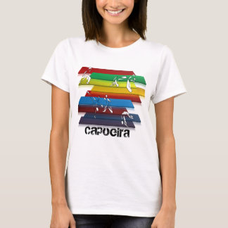 T-shirts arco-íris das artes marciais do capoeira das