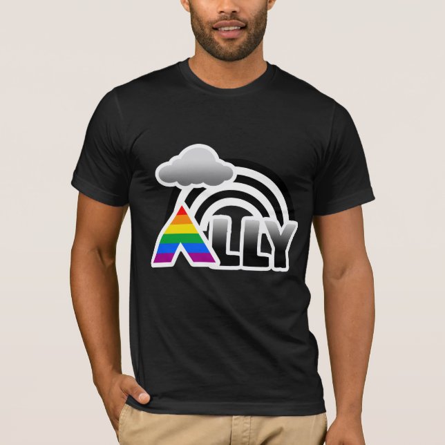 T-SHIRTS ARCO-ÍRIS DO ALIADO - .PNG (Frente)