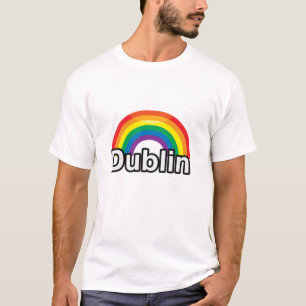 T-SHIRTS ARCO-ÍRIS DO ORGULHO DE DUBLIN - .PNG
