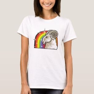 T-shirts Arco-íris dos anos 80 com Aries Ram