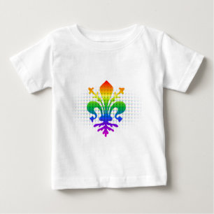 T-shirts Arco-íris Fleur-de-lis
