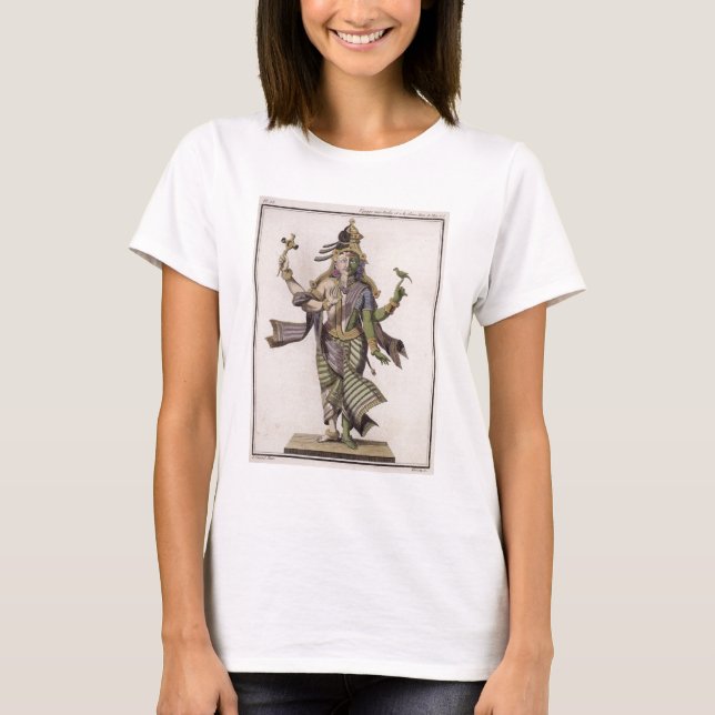T-shirts Ardhanarishvara, da Voyage aux Indes et a la Ch (Frente)
