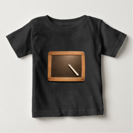 T-shirts Ardoise Vintage School Slate with Chalk Baby B T