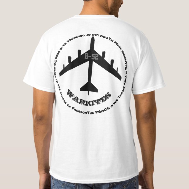 T-shirts Área de alvo de Warkites B-52 (Verso)
