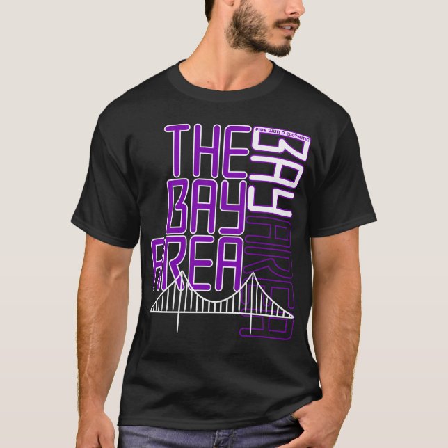 T-shirts Área do compartimento (Roxo) (Frente)