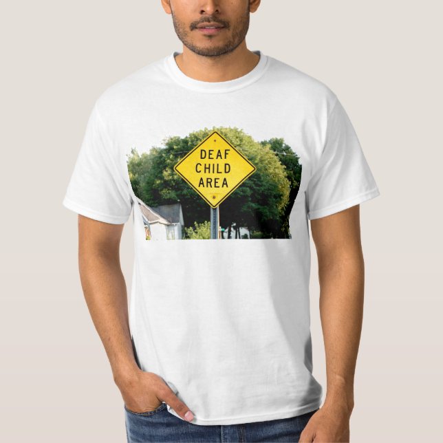 T-shirts Área Infantil Surda (Frente)