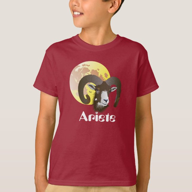 T-shirts Ariete 21 al marzo 20 Aprile (Frente)