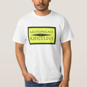 T-shirts Aristophanes é ridículo