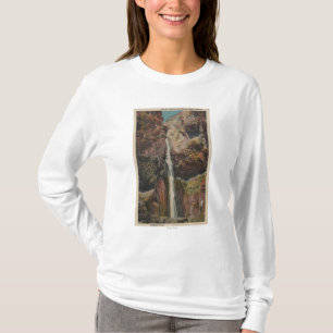 T-shirts Arizona - a vista da fita cai no Grand Canyon
