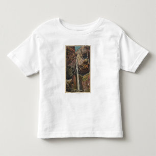 T-shirts Arizona - a vista da fita cai no Grand Canyon