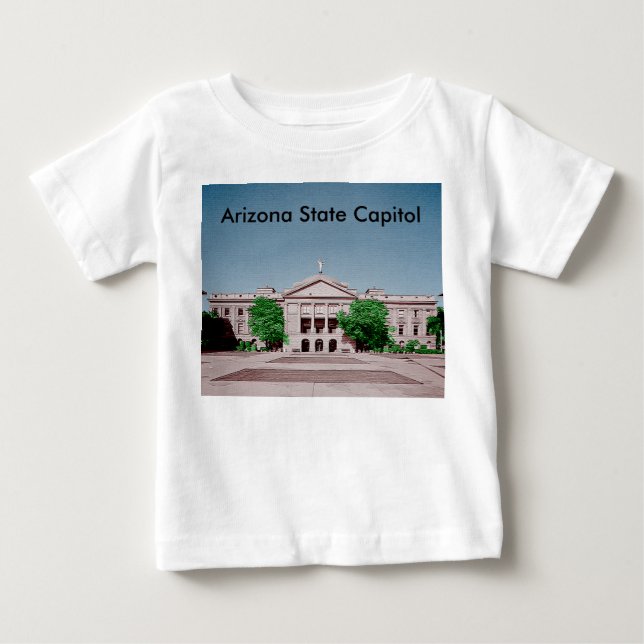 T-shirts Arizona Capital do Estado Colorido (Frente)
