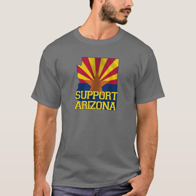 T-shirts Arizona do apoio (Frente)