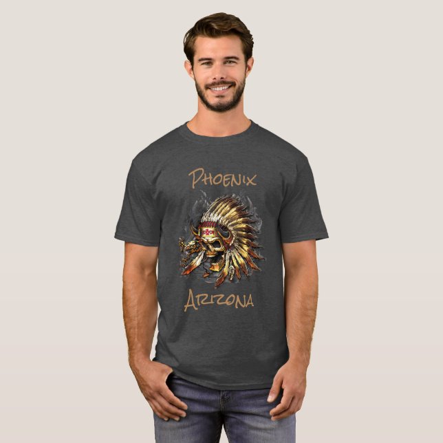 T-shirts Arizona do Chefe Bones Phoenix (Frente Completa)