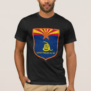 T-shirts Arizona e protetor da bandeira de Gadsden