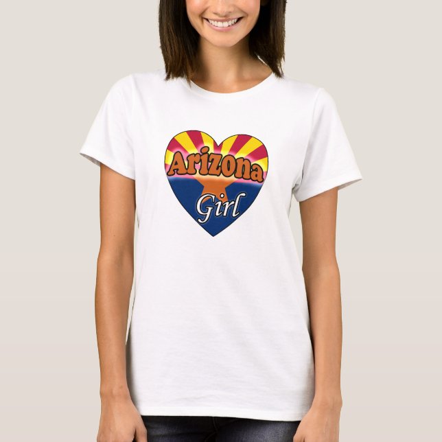 T-shirts Arizona Girl (Frente)
