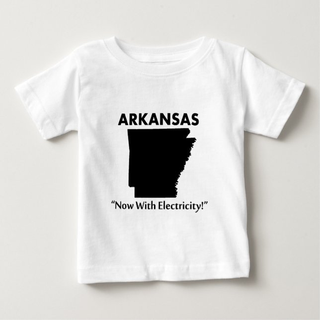 T-shirts Arkansas - Agora Com Eletricidade (Frente)