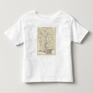 T-shirts Arkansas, Louisiana e Mississippi