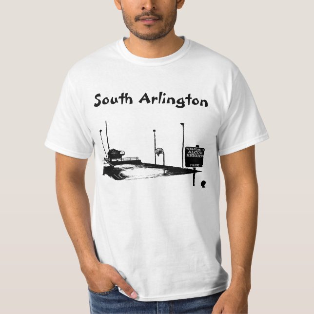 T-shirts Arlington sul Alcova (Frente)