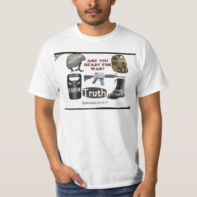 T-shirts Armadura do deus - armadura do deus (Frente)