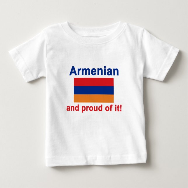 T-shirts Arménio orgulhoso (Frente)