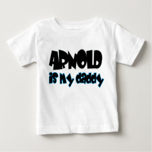 T-shirts Arnold é meu pai, garotos