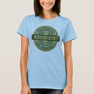 T-shirts Arquivista autêntico