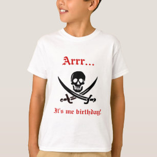 T-shirts Arrr… é mim T do pirata do aniversário