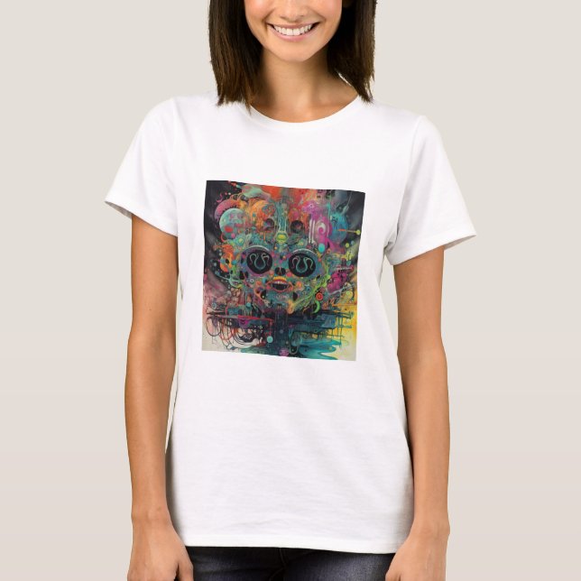 T-Shirts art abstrait (Frente)