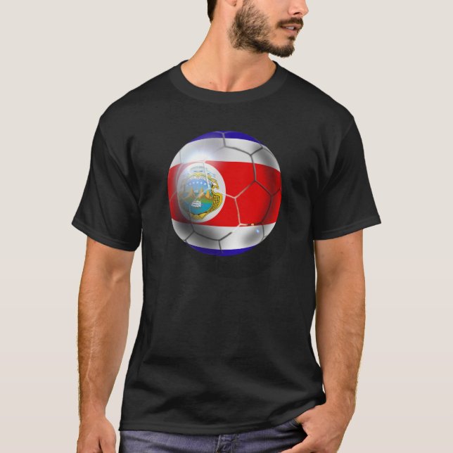 T-shirts Arte 2014 da bola de futebol do campeonato do (Frente)