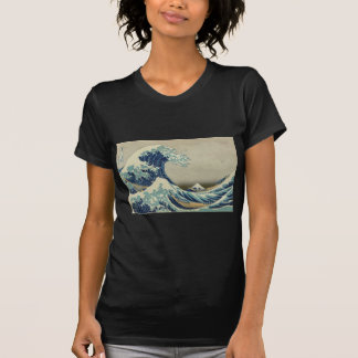 T-shirts Arte asiática - a grande onda fora de Kanagawa