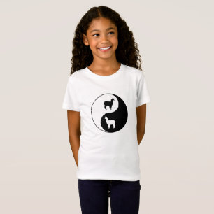 T-shirts Arte da alpaca de Yin Yang