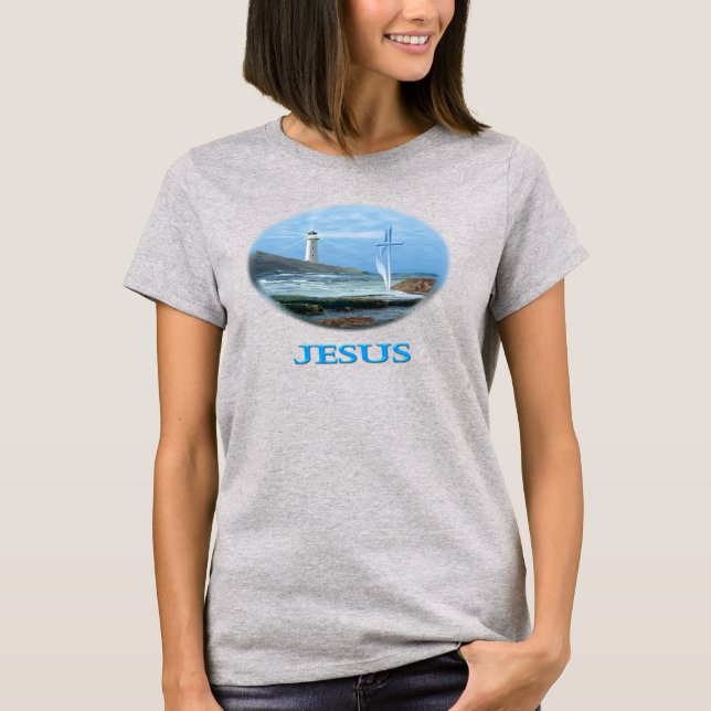 T-shirts Arte da casa de luz (Frente)