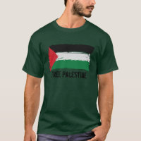 Arte da escova da bandeira de Palestina -
