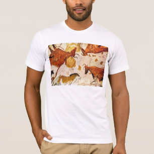 T-shirts Arte da rocha de Lascaux