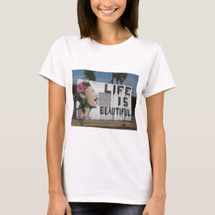 T-shirts Arte da rua de Billie Holiday